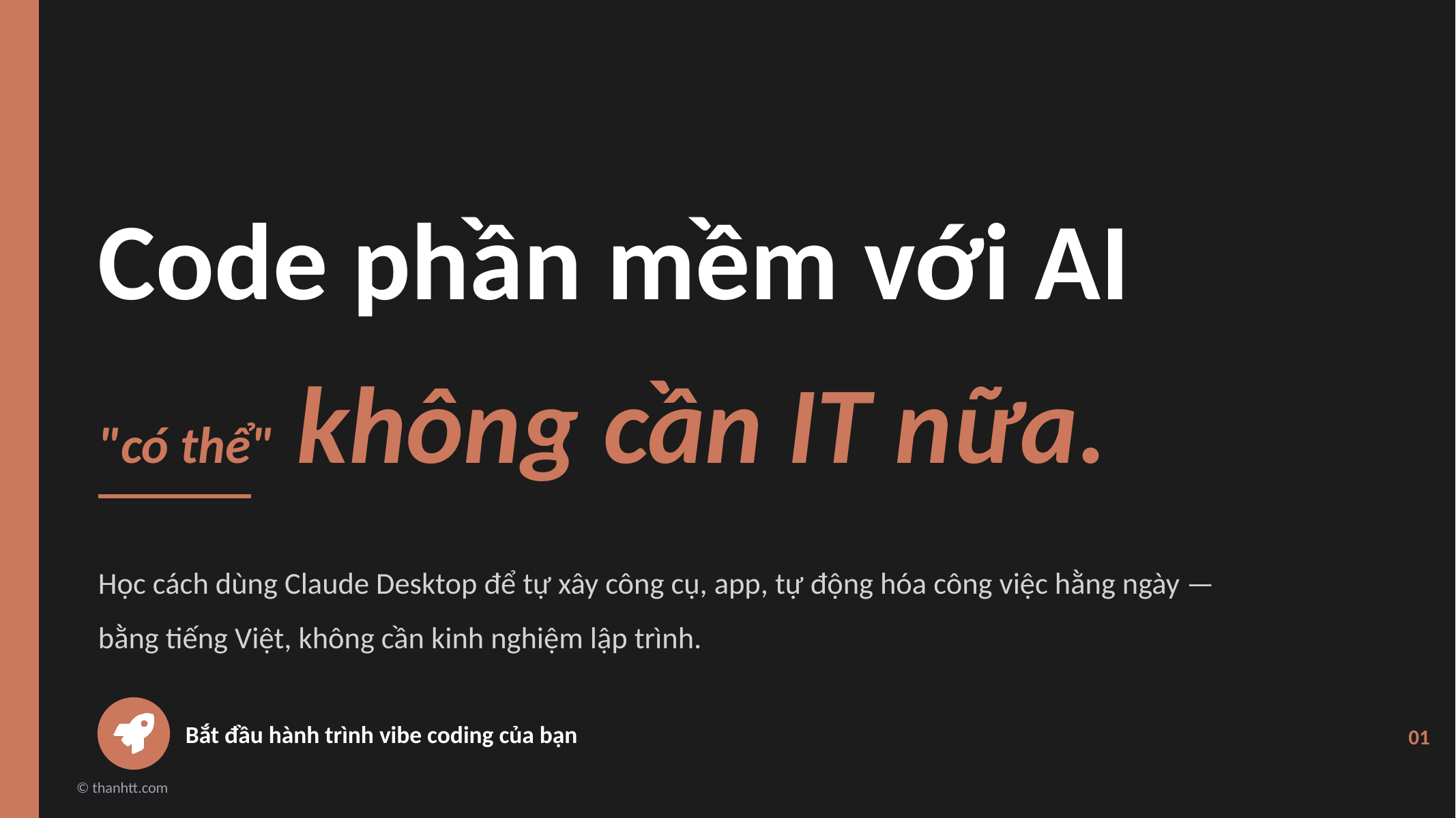 Code phần mềm với AI — không cần IT nữa